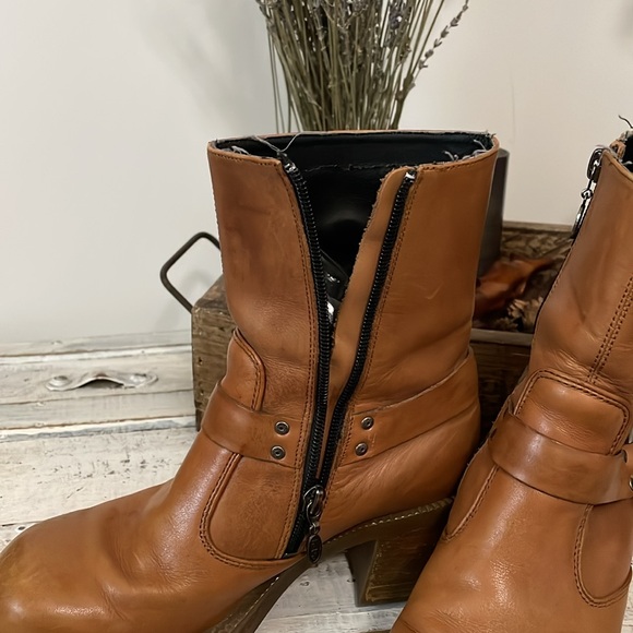 RARE Vintage Harley Davidson boots size 6 1/2 - Picture 3 of 16